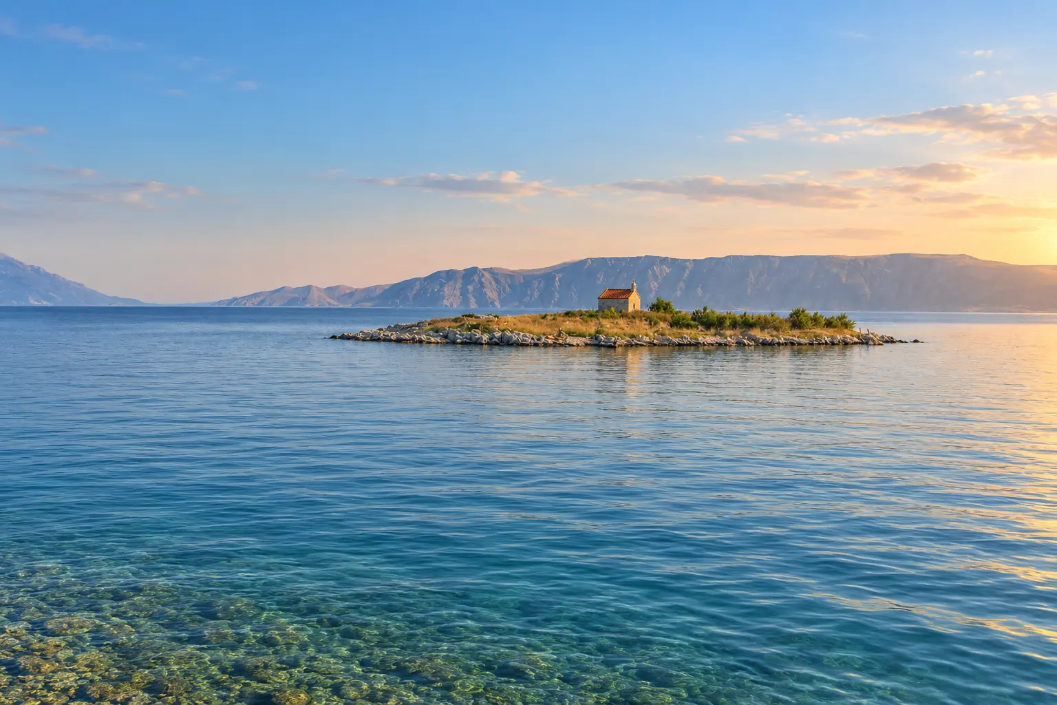 Editorial view of San Marino islet